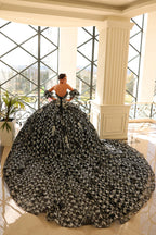 Glow in the Dark Quinceanera Dress by Amarra 54206