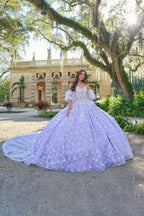 Glow in the Dark Quinceanera Dress by Amarra 54206