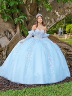 Vestido de quinceanera de manga comprida da marca LizLuo Fiesta 56508