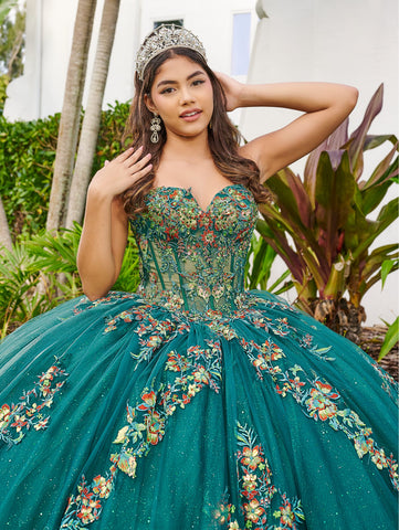 Sweetheart Korsett Quinceanera Kleid von LizLuo Fiesta 56513