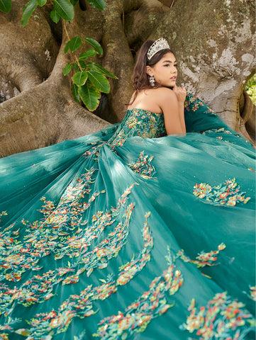 Sweetheart Korsett Quinceanera Kleid von LizLuo Fiesta 56513