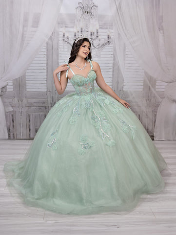 Trägerloses Korsett-Quinceanera-Kleid von LizLuo Fiesta 56521