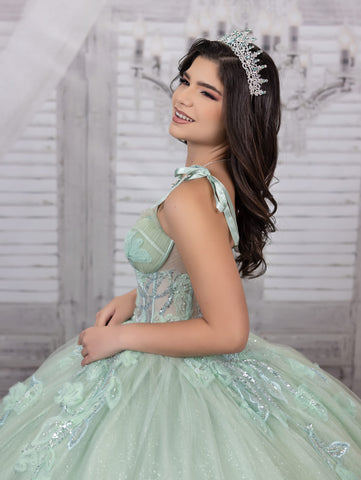 Trägerloses Korsett-Quinceanera-Kleid von LizLuo Fiesta 56521