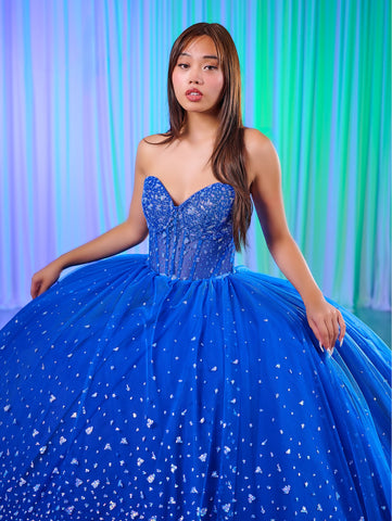 Trägerloses Quinceanera-Kleid von LizLuo Fiesta 56522