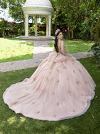 Vestido de baile sem alças com estampado floral 3D da LizLuo Fiesta 56525