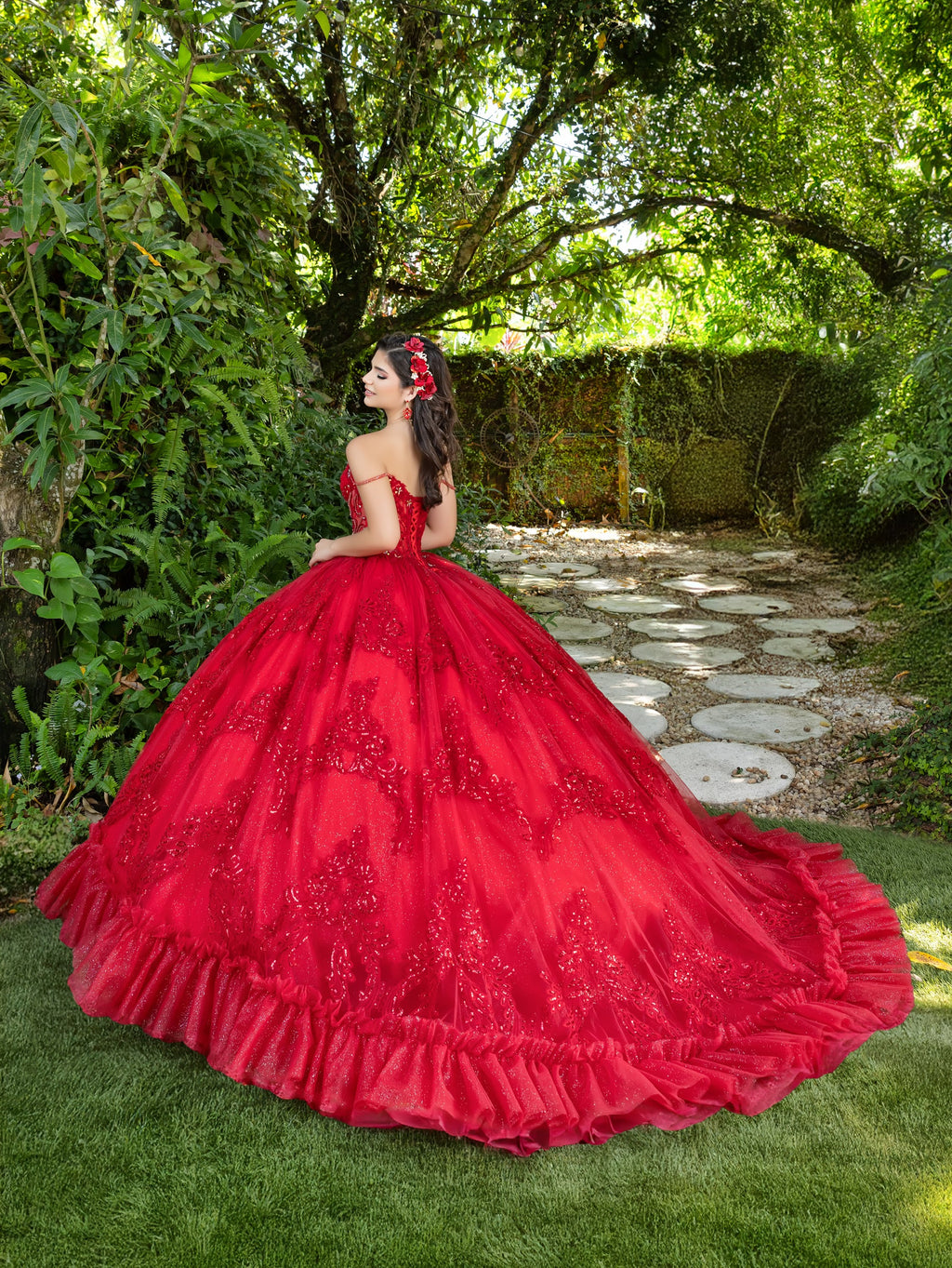 Sleeveless Corset Ball Gown by LizLuo Fiesta 56531