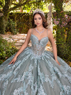 Sleeveless Corset Ball Gown by LizLuo Fiesta 56531