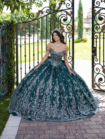 Ärmelloses Cape-Ballkleid von LizLuo Fiesta 56533