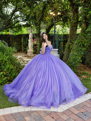 Vestido de baile de tule com decote em coração da LizLuo Fiesta 56537