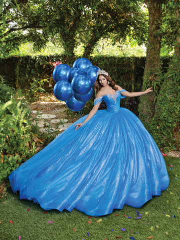 Vestido de baile de tule com decote em coração da LizLuo Fiesta 56537