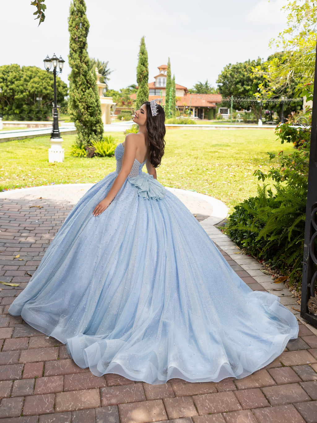 Strapless Corset Ball Gown by LizLuo Fiesta 56538