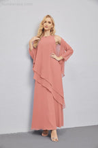 Mother of Bride Dresses with Open Front Lightweight Cardigan Formal Prom Gown  28081