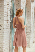 Ärmelloses Homecoming-Kleid Formell Cocktail Abschlussballkleid 28014
