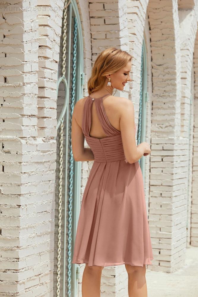 Ärmelloses Homecoming-Kleid Formell Cocktail Abschlussballkleid 28014