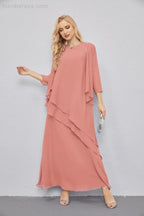 Mother of Bride Dresses with Open Front Lightweight Cardigan Formal Prom Gown  28081