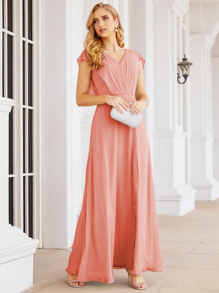 Vestidos de madrinha Numbersea, vestido de baile formal com costas abertas para mãe da noiva 28058