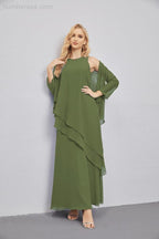 Mother of Bride Dresses with Open Front Lightweight Cardigan Formal Prom Gown  28081