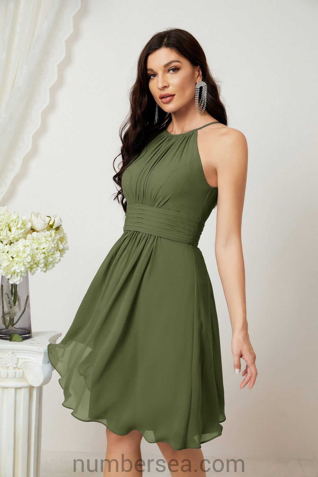 Träger-Heimkehr-Kleider Formelle Abendparty-Cocktailkleid 28011