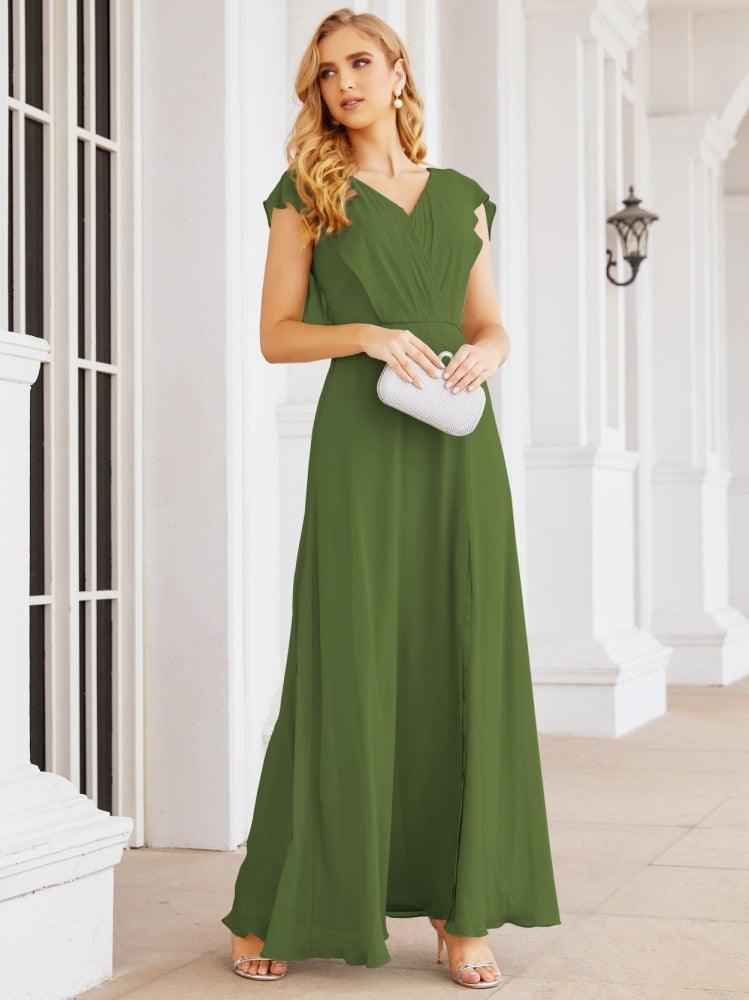 Vestidos de madrinha Numbersea, vestido de baile formal com costas abertas para mãe da noiva 28058