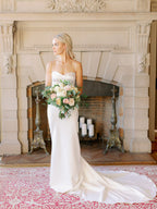 Vestidos de noiva compridos, sem mangas, estilo sereia, com alças finas e sensuais, acessíveis, DB10682