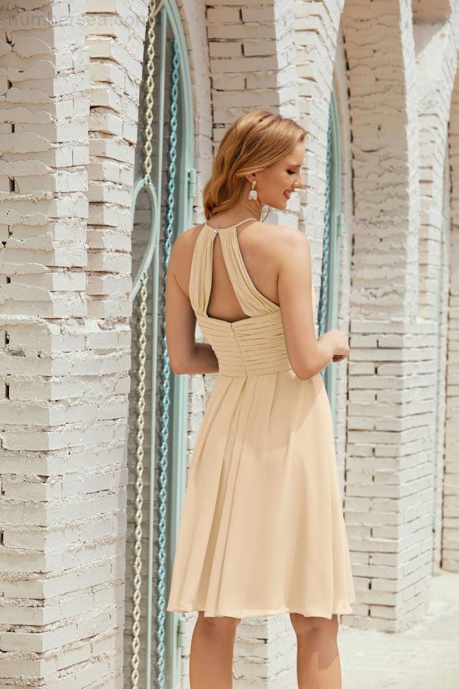 Ärmelloses Homecoming-Kleid Formell Cocktail Abschlussballkleid 28014