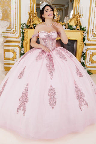Schulterfreies Ballkleid von Cinderella Couture 8190J