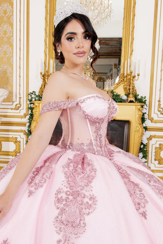 Schulterfreies Ballkleid von Cinderella Couture 8190J