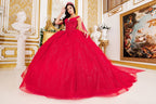 Ballkleid mit Cape-Ärmeln von Cinderella Couture 8270J