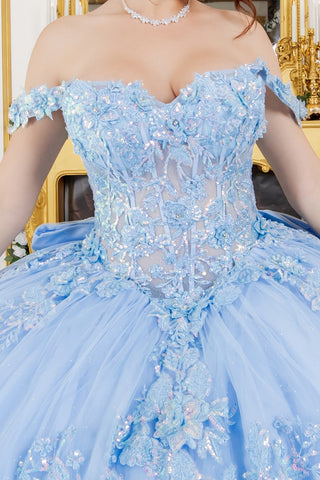 Ärmelloses Ballkleid mit Applikation von Cinderella Couture 8310J
