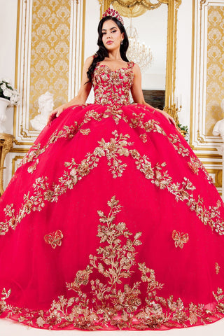 Ärmelloses Ballkleid mit Applikation von Cinderella Couture 8310J