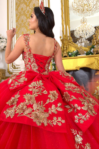Ärmelloses Ballkleid mit Applikation von Cinderella Couture 8310J