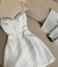 Weißes kurzes Abschlussballkleid Partykleider Y4431