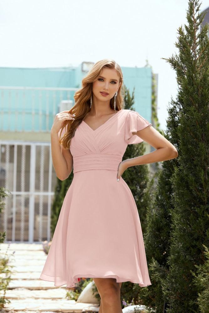 Vestidos de Baile de Largo a la Rodilla para Fiesta de Regreso a Casa, Traje Formal de Cóctel y Graduación 28013