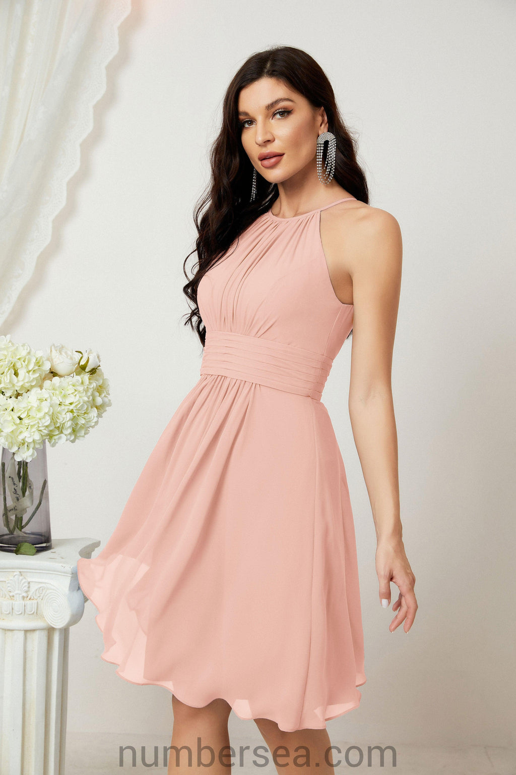 Träger-Heimkehr-Kleider Formelle Abendparty-Cocktailkleid 28011
