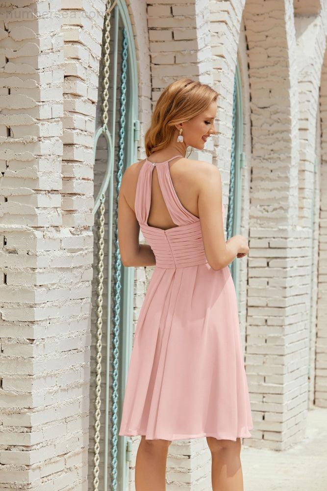 Ärmelloses Homecoming-Kleid Formell Cocktail Abschlussballkleid 28014