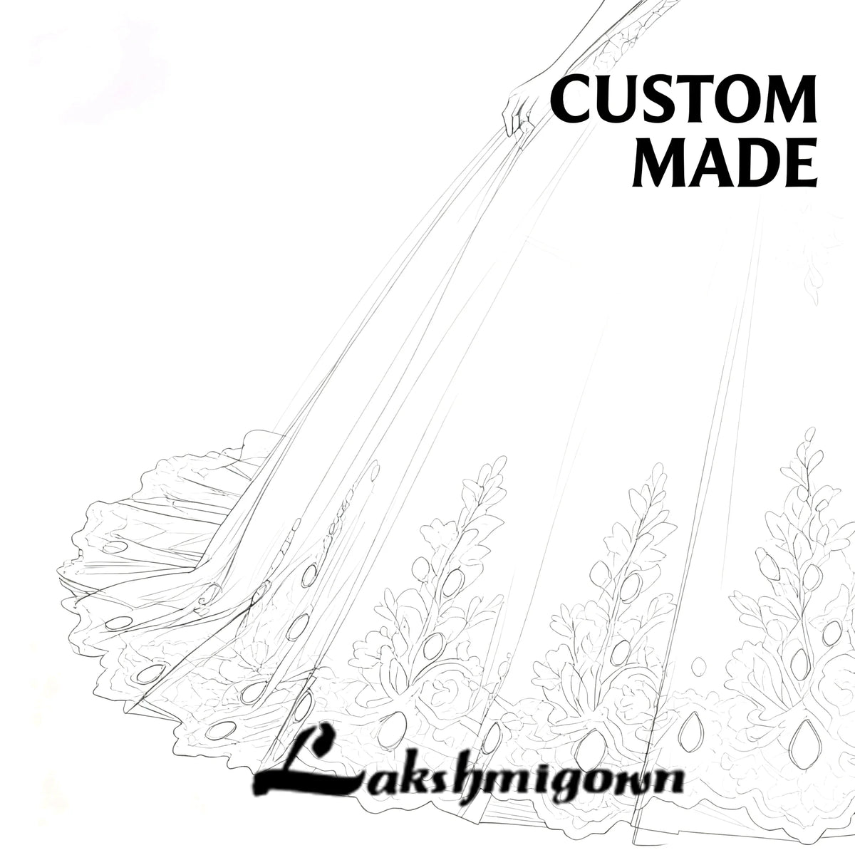 Romantic Deep V Neck Wedding Dress Backless High Slit Floral Lace Tulle Bridal Gown Sweep Train Wedding Gowns Customized