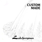 Romantic Spaghetti Strap Wedding Dress Lace Mermaid Bridal Gowns Detachable Tulle Cape Wedding Gowns Vestido De Novia Customized