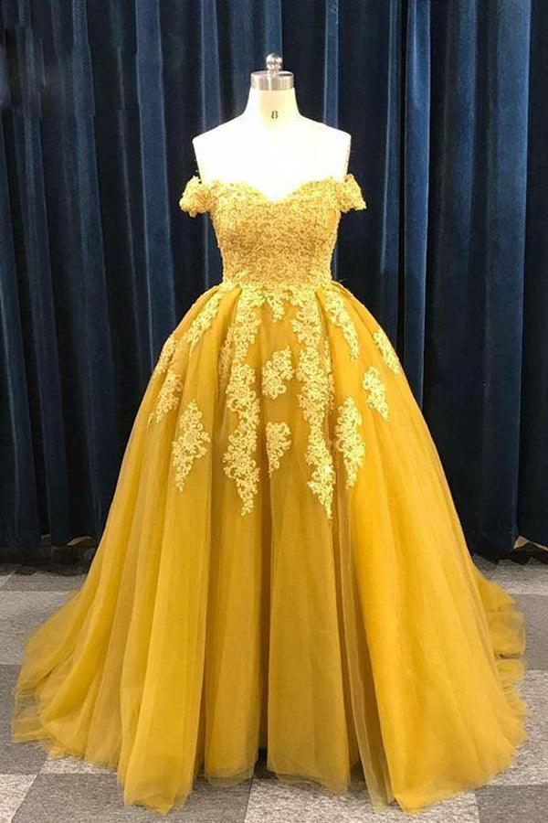 Vestido de baile com decote em coração e manga curta, aplicações em renda, PSK054