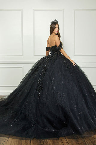 Ballkleid mit Korsett und Applikation von Petite Adele PQ1070