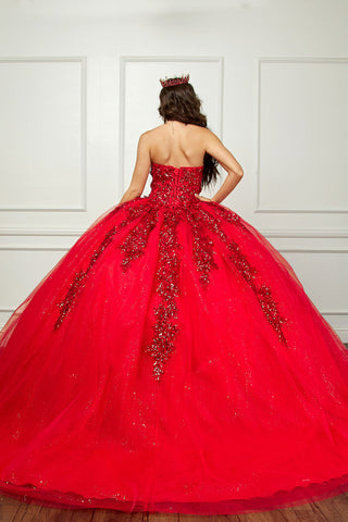 Ballkleid mit Korsett und Applikation von Petite Adele PQ1070