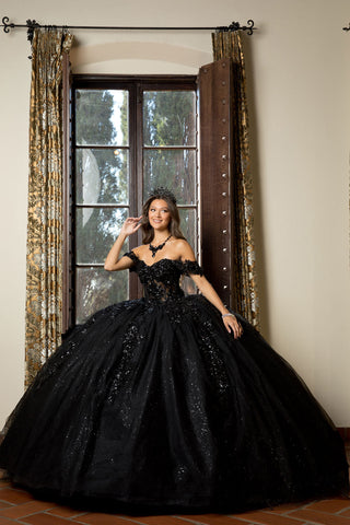 Ballkleid mit Korsett und Applikation von Petite Adele PQ1070