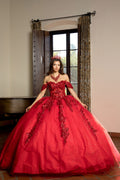 Applique Corsetto Abito a Pallone di Petite Adele PQ1070