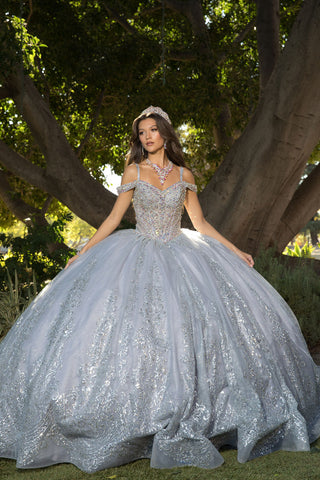 Ballkleid mit kalten Schultern von Petite Adele PQ1077