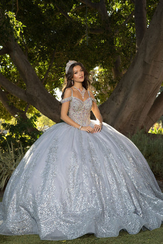 Ballkleid mit kalten Schultern von Petite Adele PQ1077