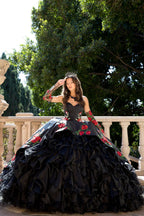 Rose Charro Ball Gown by Petite Adele PQ1083