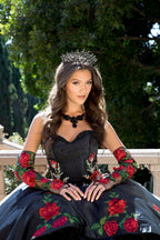 Rose Charro Ball Gown by Petite Adele PQ1083