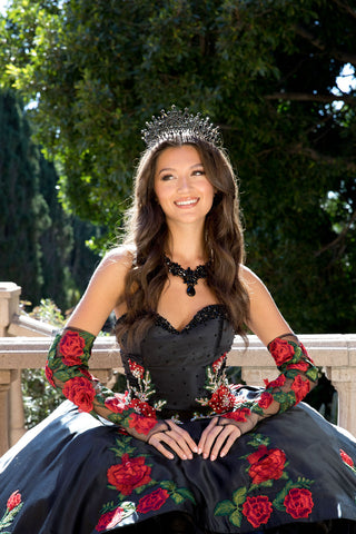 Rose Charro Ballkleid von Petite Adele PQ1083