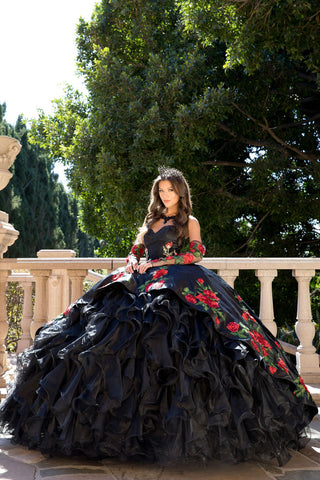 Rose Charro Ballkleid von Petite Adele PQ1083