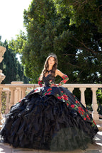 Rose Charro Ball Gown by Petite Adele PQ1083
