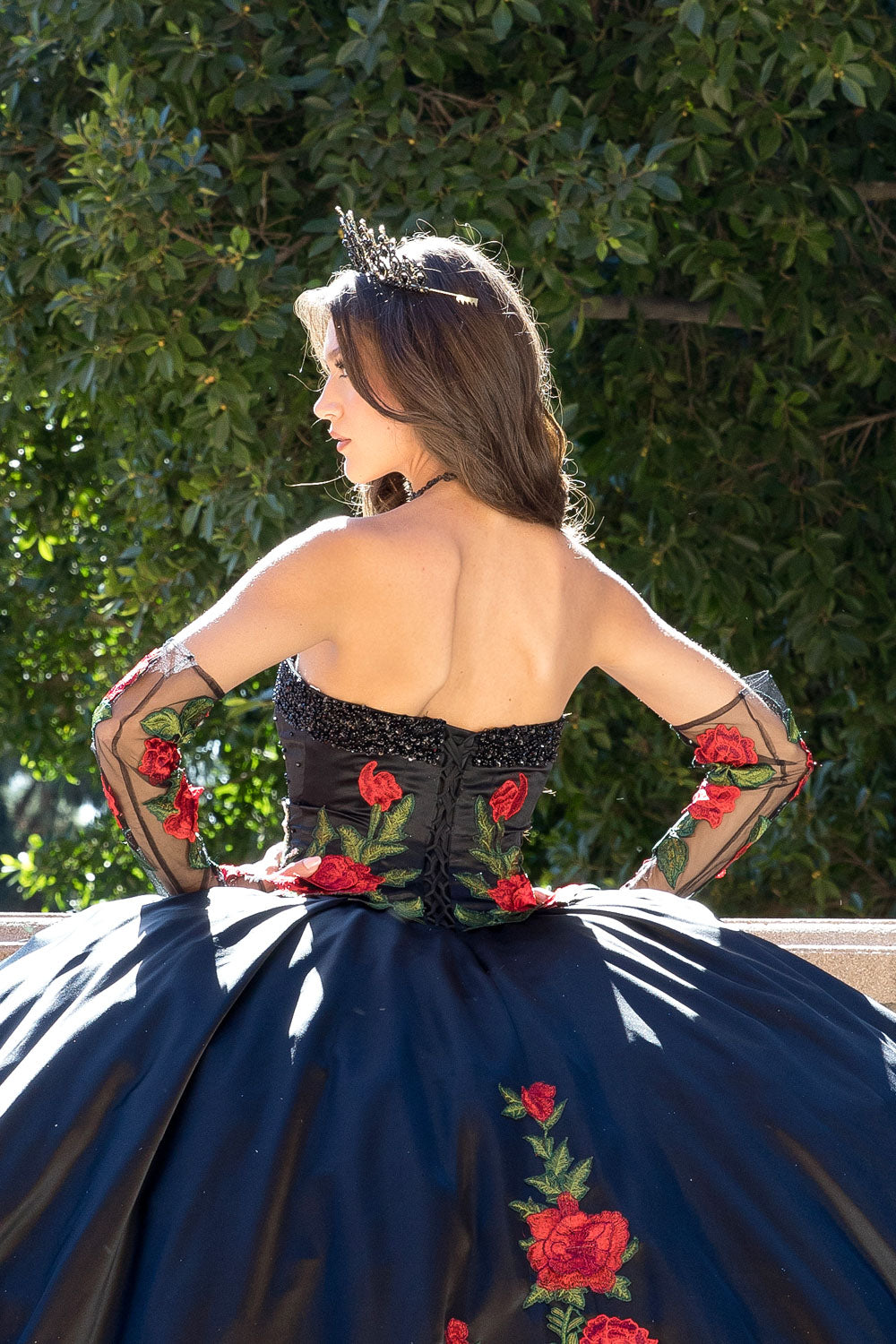 Rose Charro Ball Gown by Petite Adele PQ1083